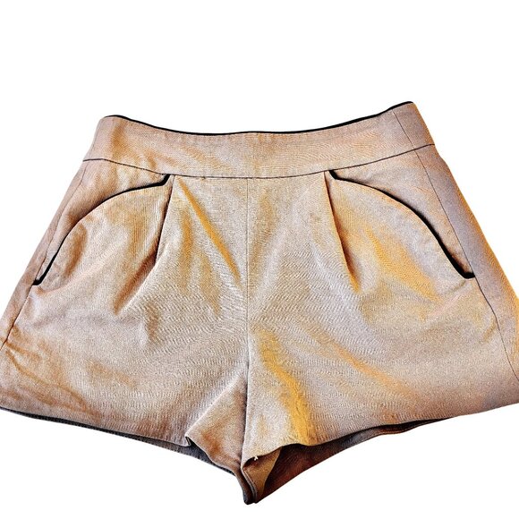 FRENCH CONNECTION Womens High Rise Shorts Pockets Back Zipper size 6 - Picture 9 of 11